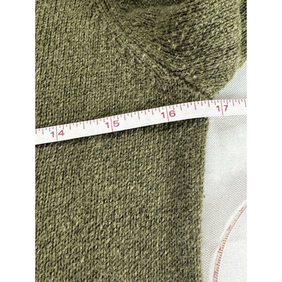 Old Navy Womens Olive Green V Neck V Back Sweater M Preppy Y2K Classic Minimal - Picture 4 of 8